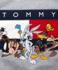 Tommy Jeans bluza damska szara z motywem Looney Tunes 